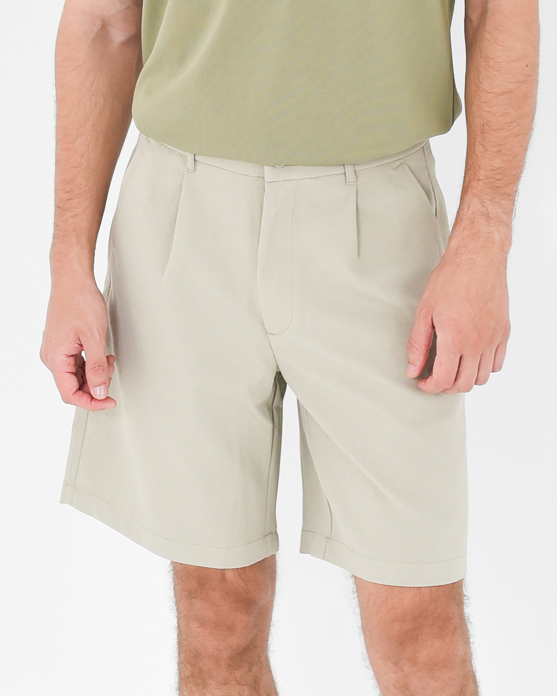 Pleated Shorts