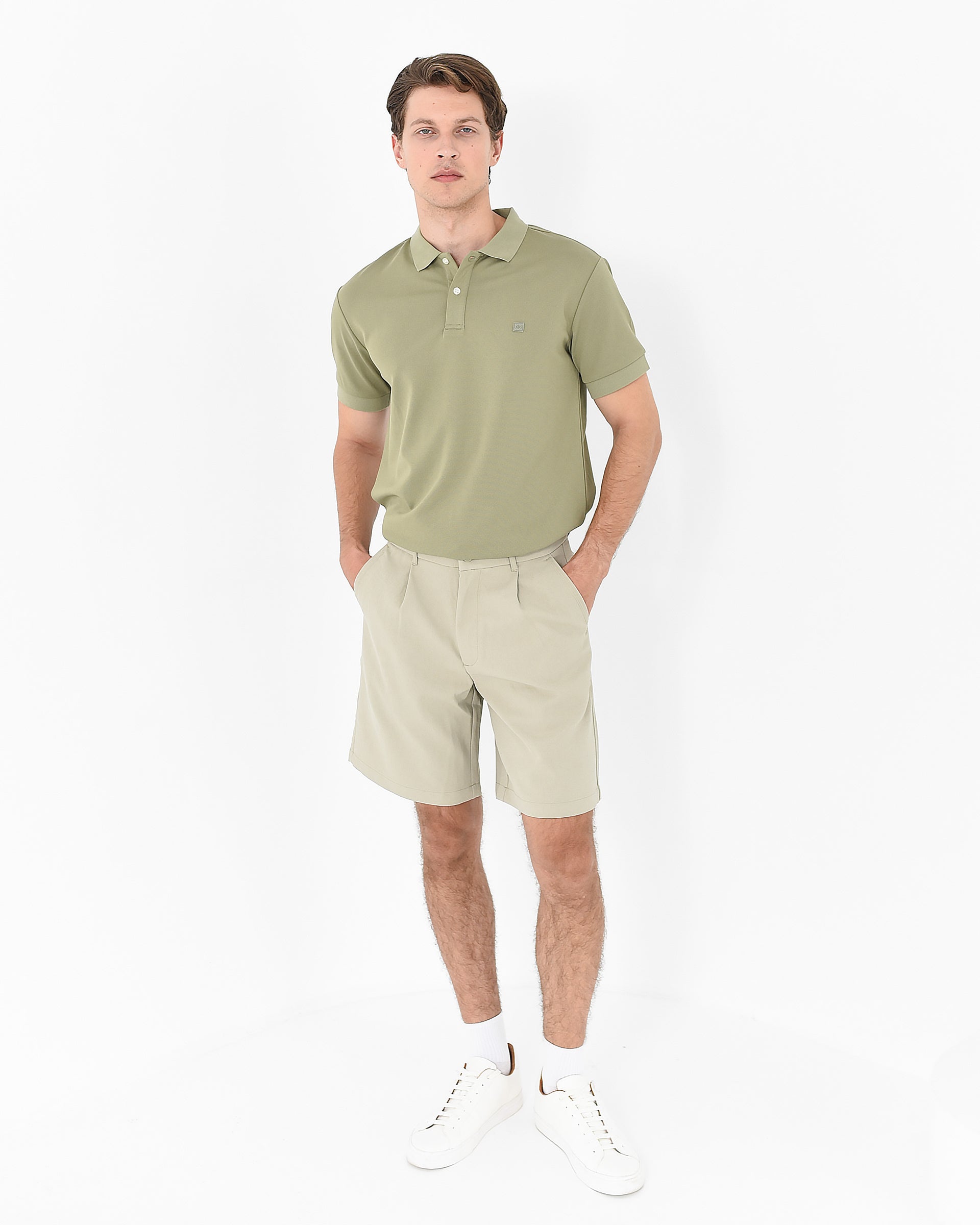 Pleated Shorts
