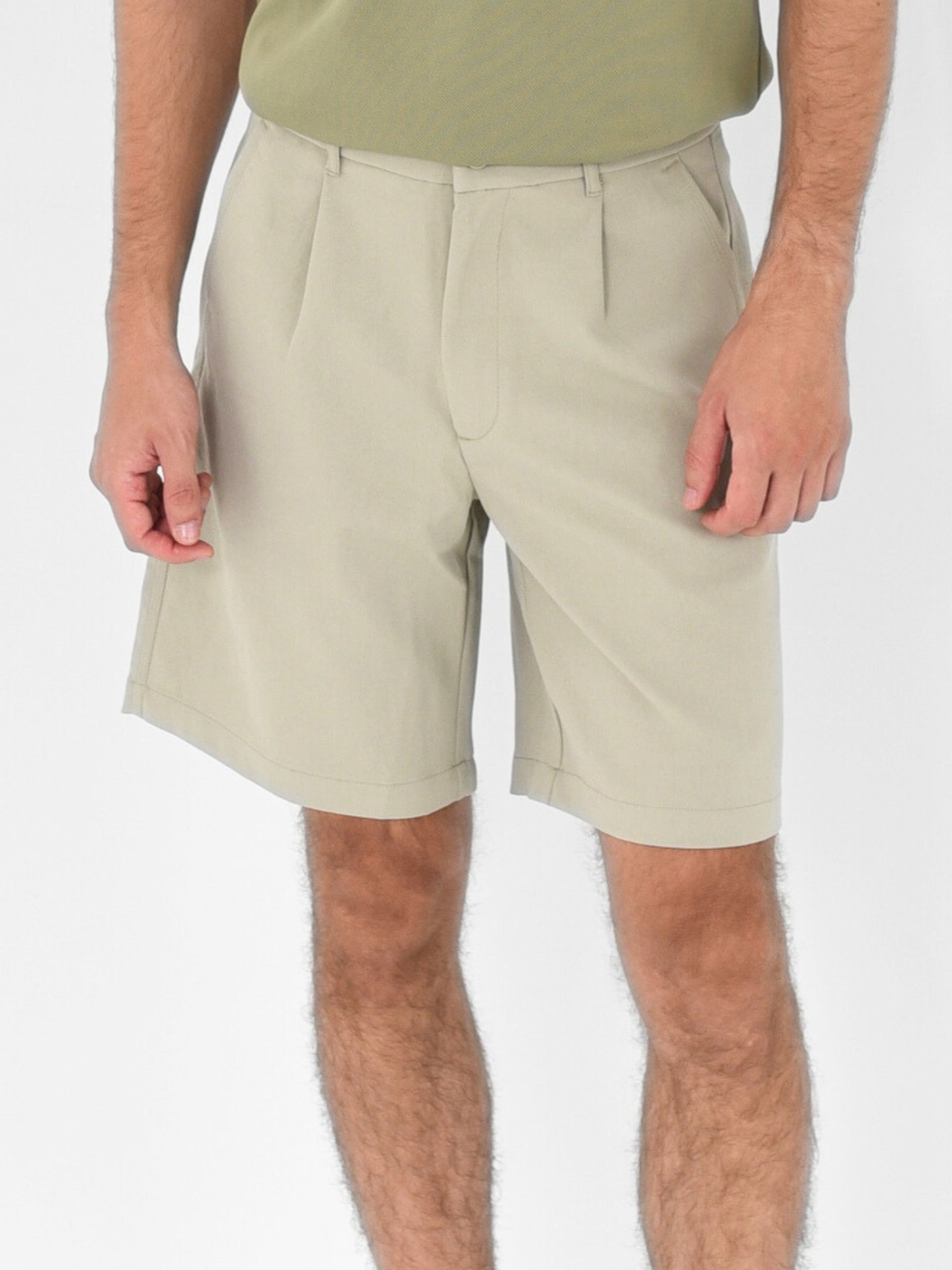 Pleated Shorts