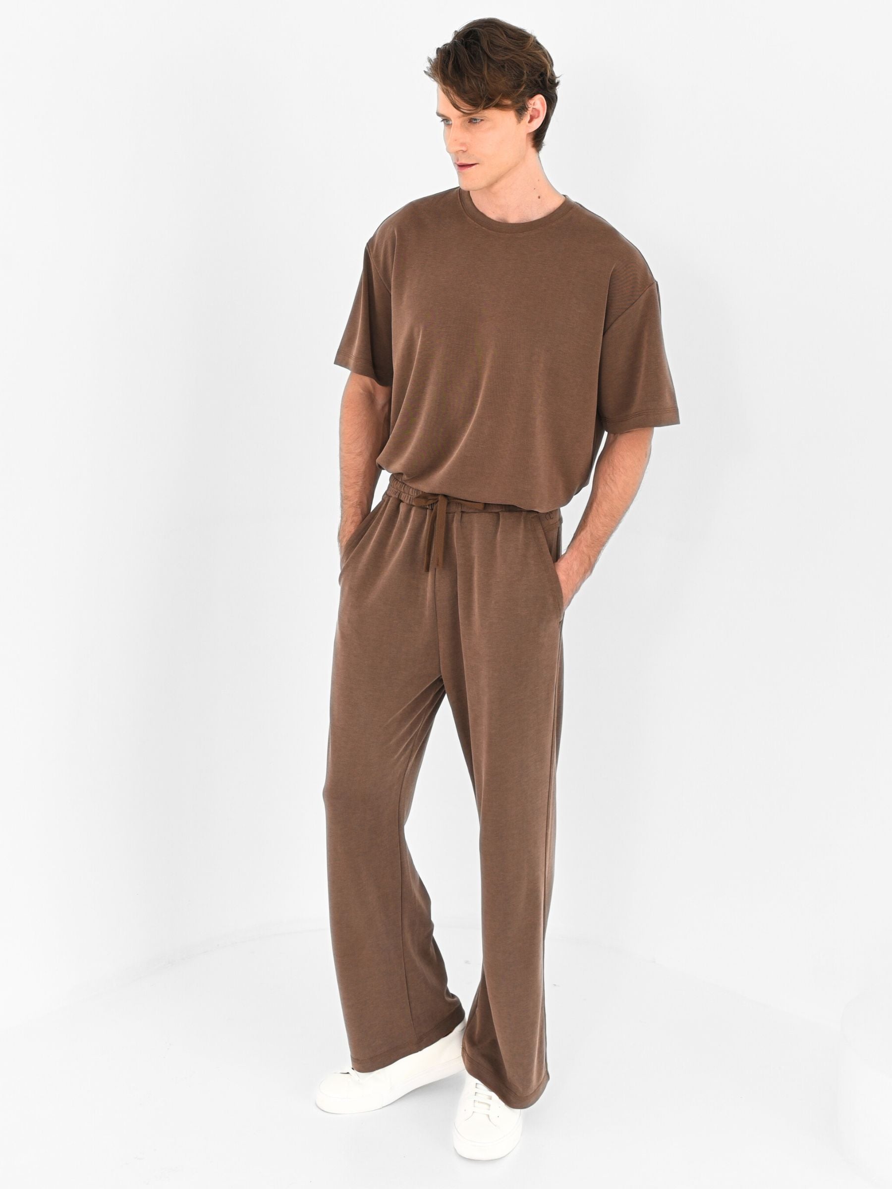 Men’s Relaxed Wide Tencel Pants