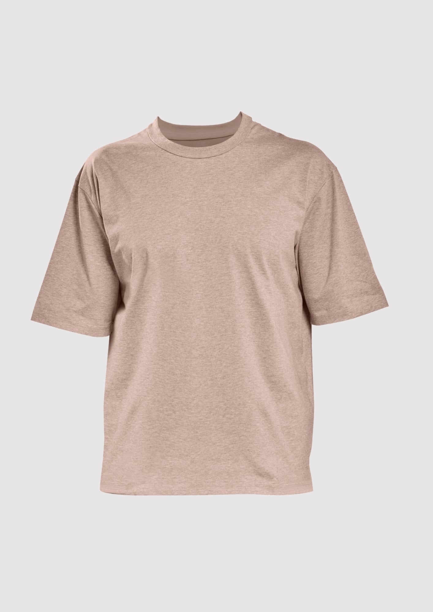 Quad Tech Sorona Polymer Oversized CloudFit T-Shirt Brown Without Model