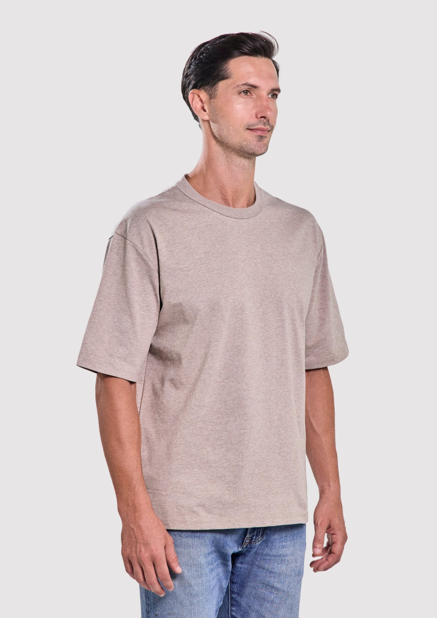 Quad Tech Sorona Polymer Oversized CloudFit T-Shirt Brown