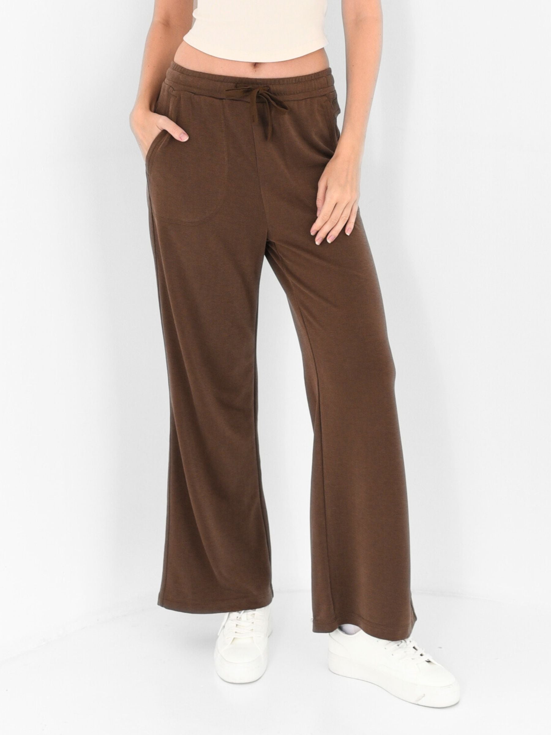 Tencel Luxe Drape Wide Leg Pants