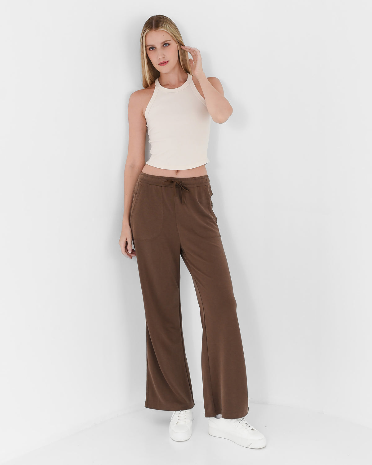 Tencel Luxe Drape Wide Leg Pants
