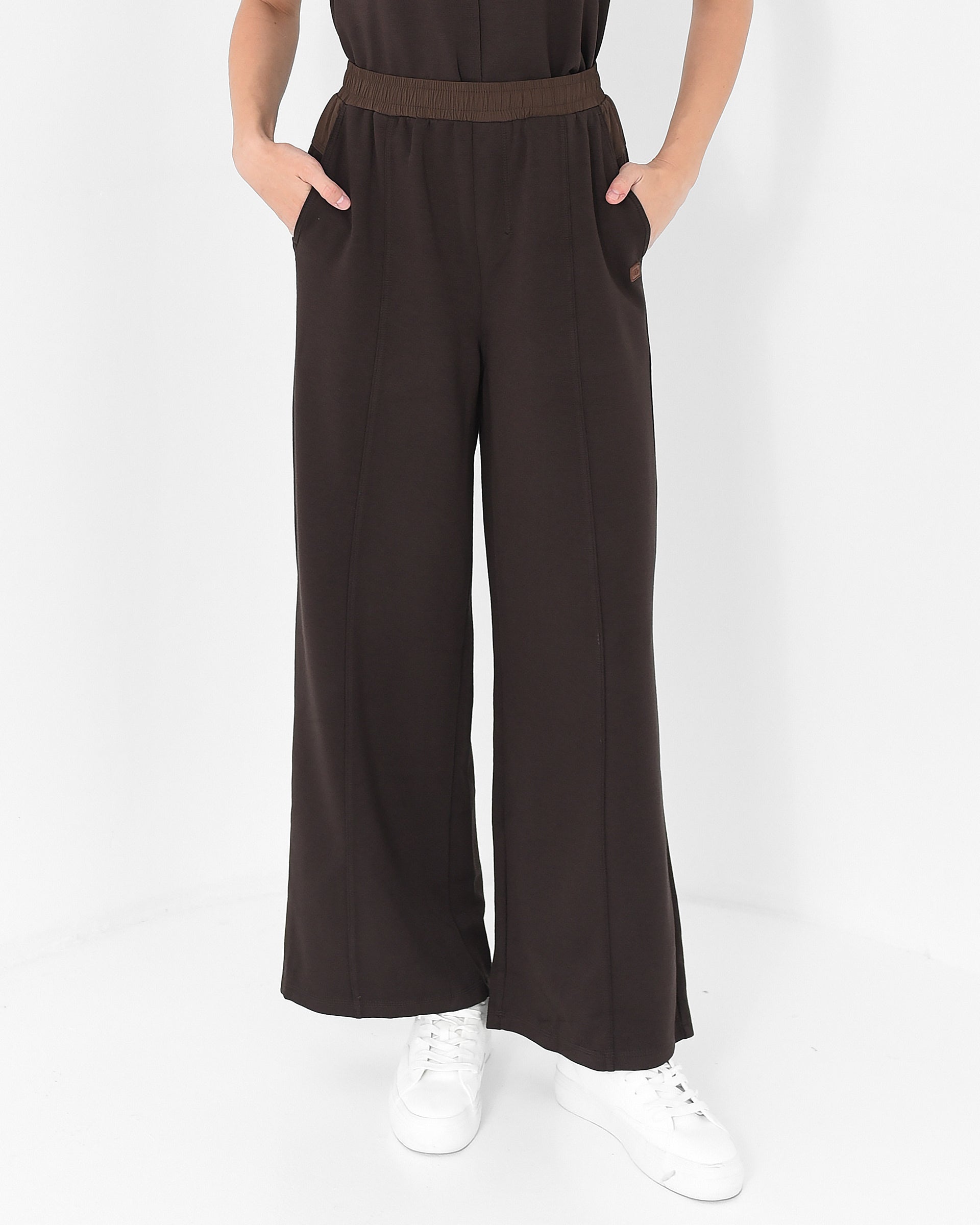 Straight-fit Elastic Trousers