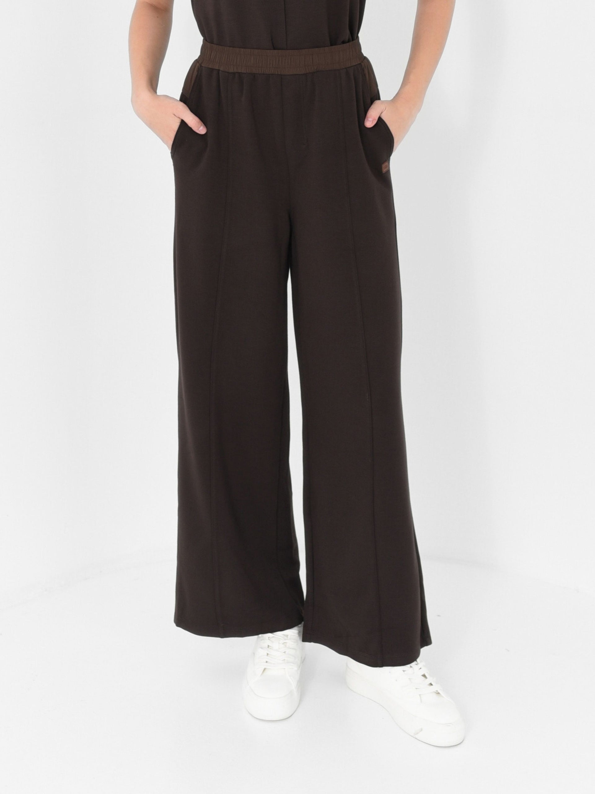 Straight-fit Elastic Trousers