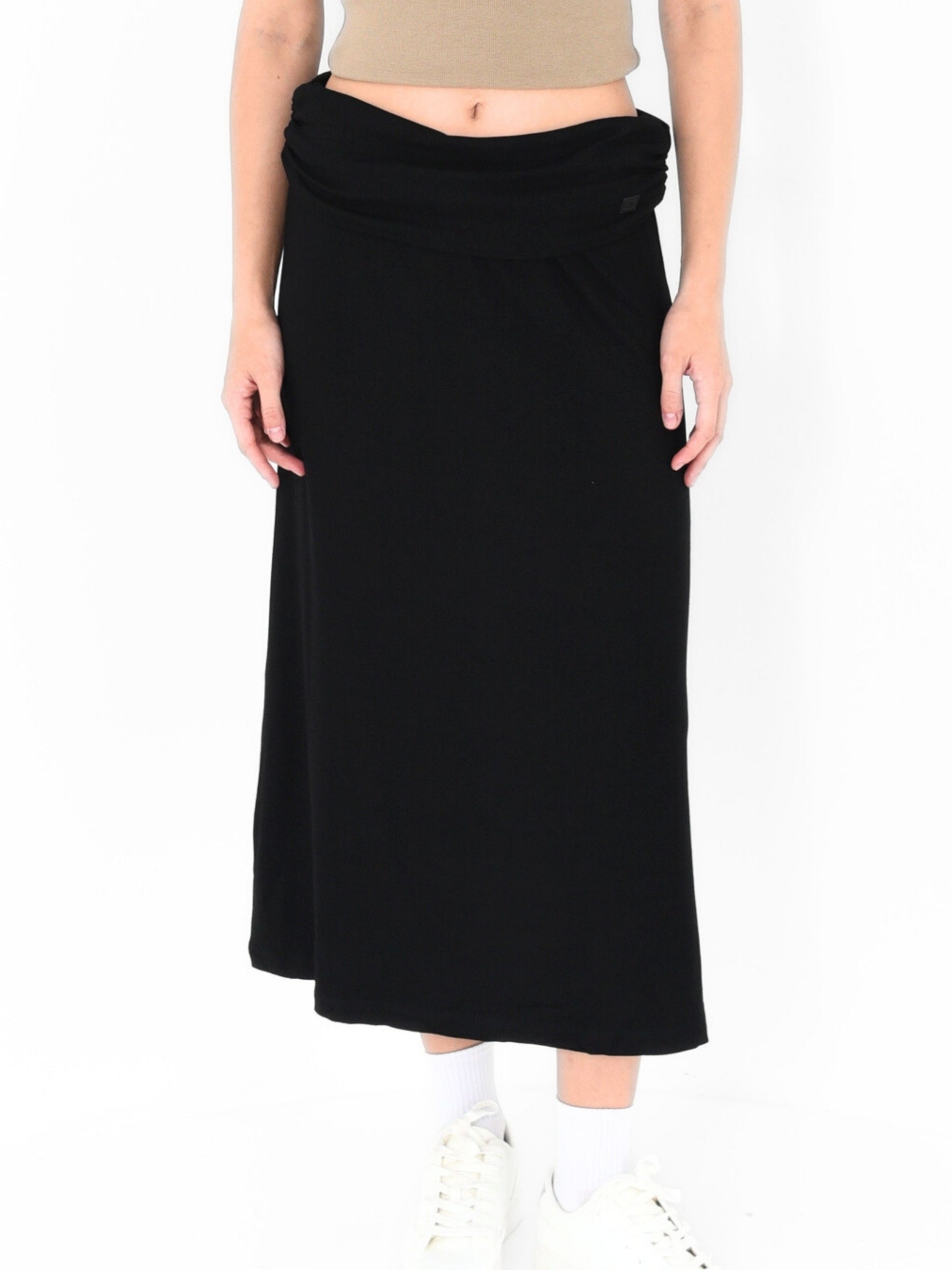 Gathered Waist Midi Skirts