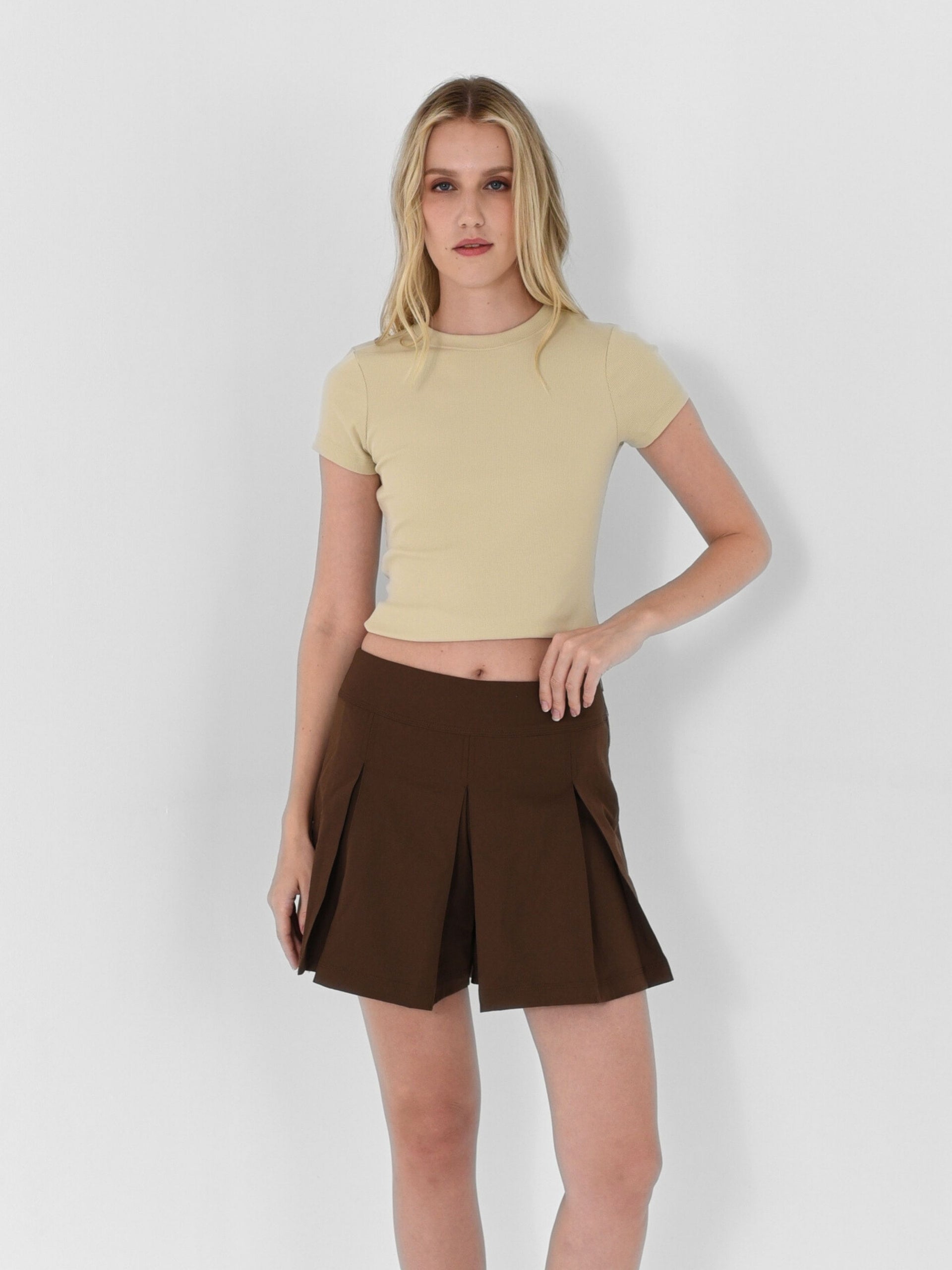 Airy Pleated Skorts