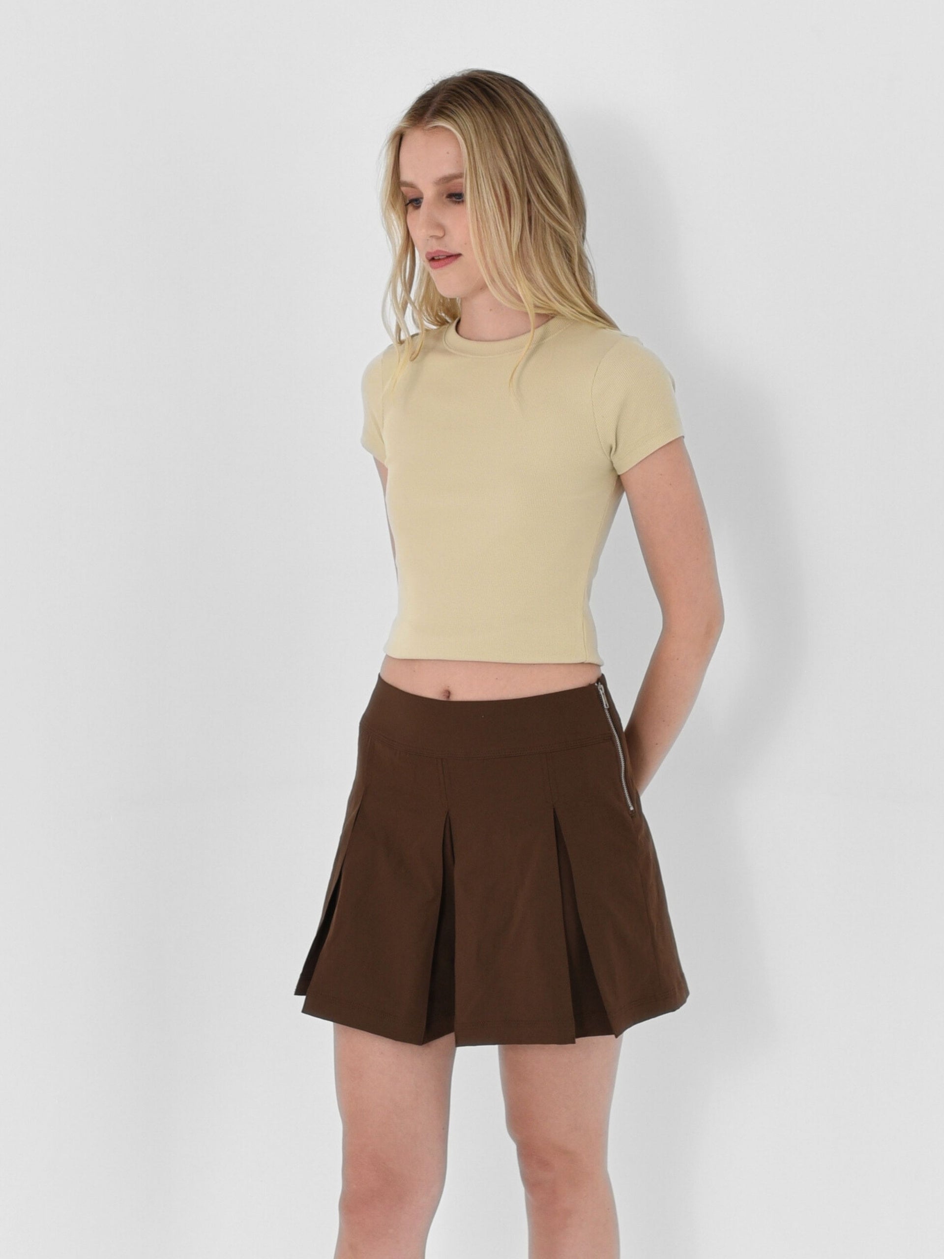 Airy Pleated Skorts