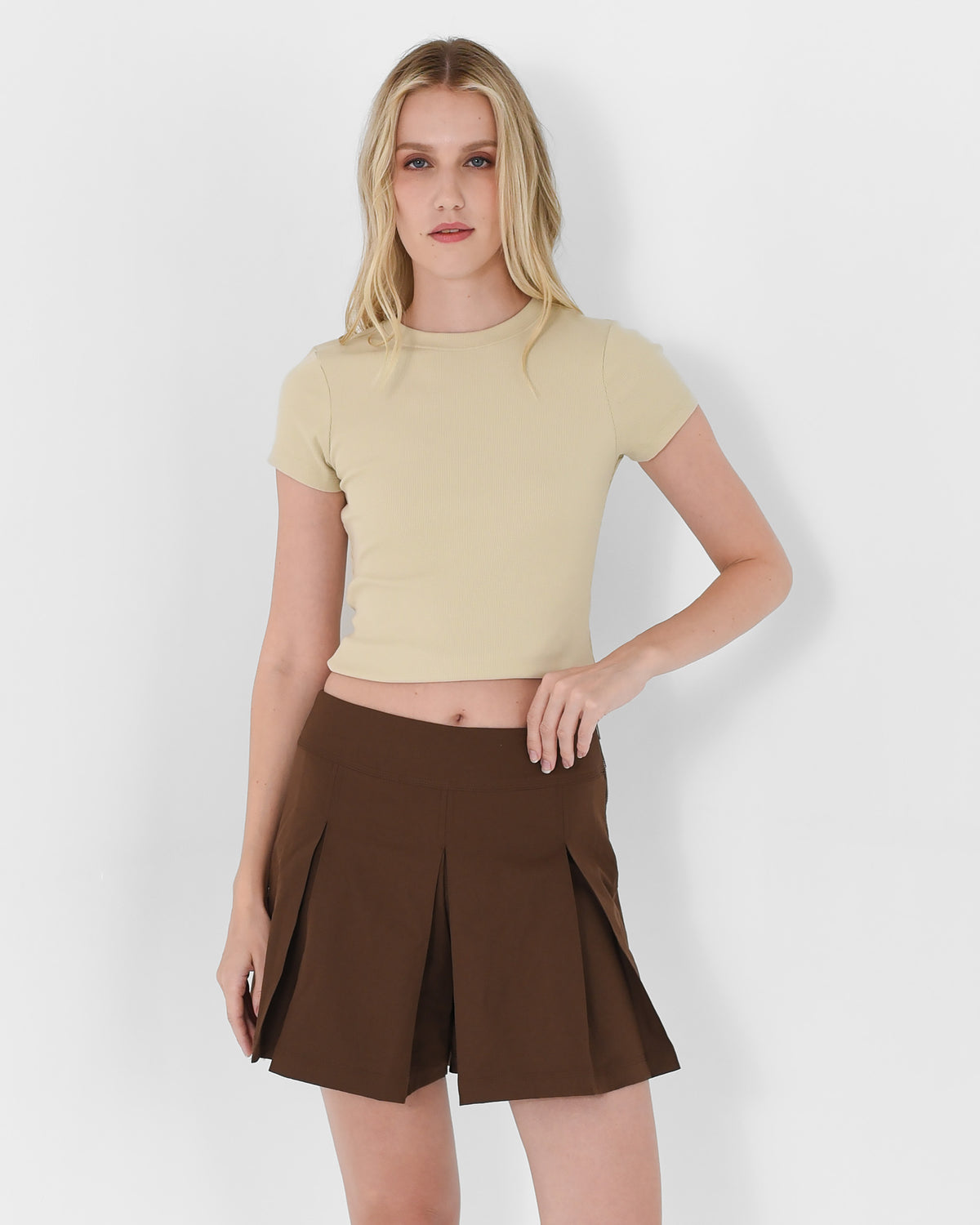 Airy Pleated Skorts