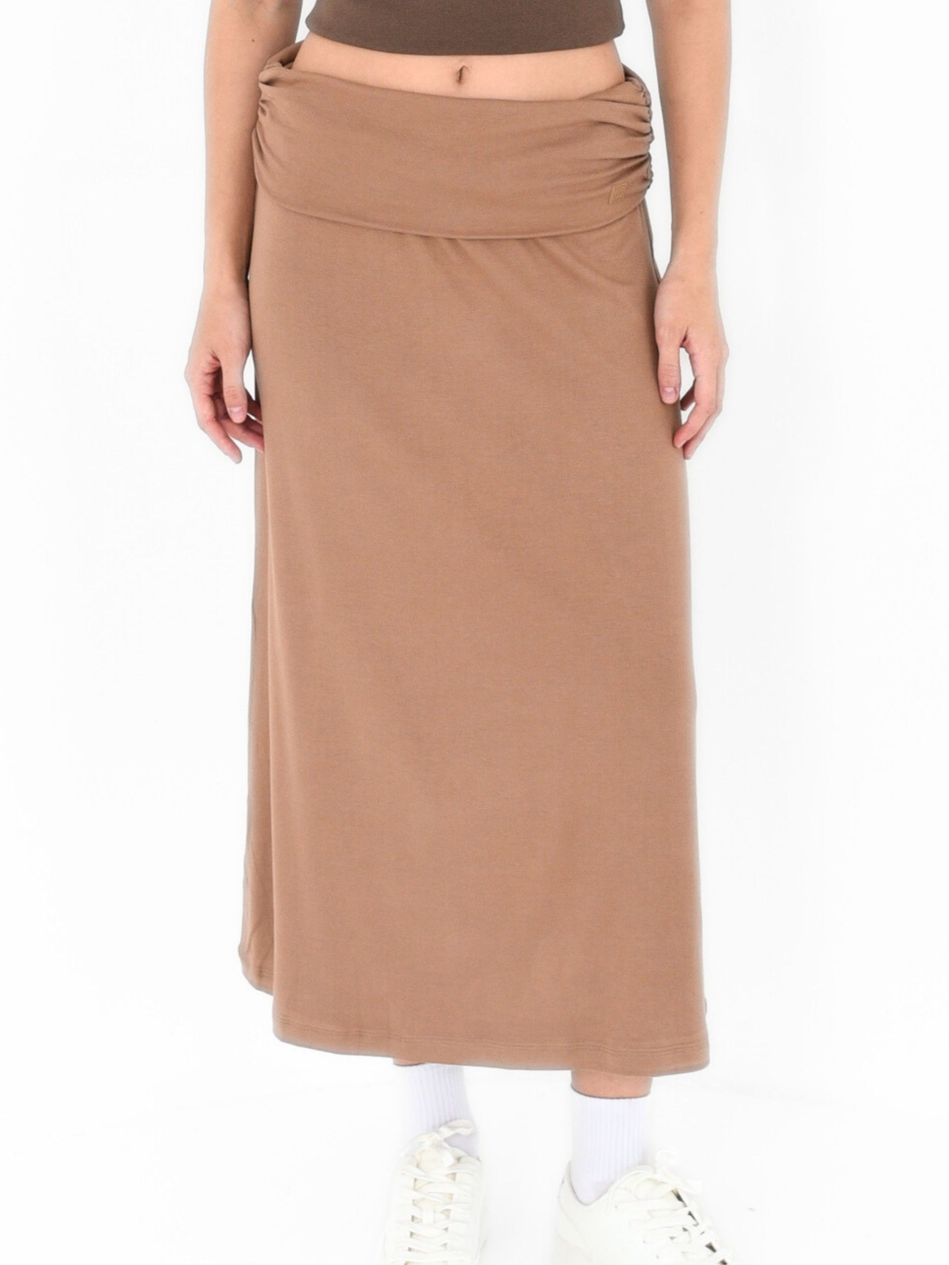 Gathered Waist Midi Skirts