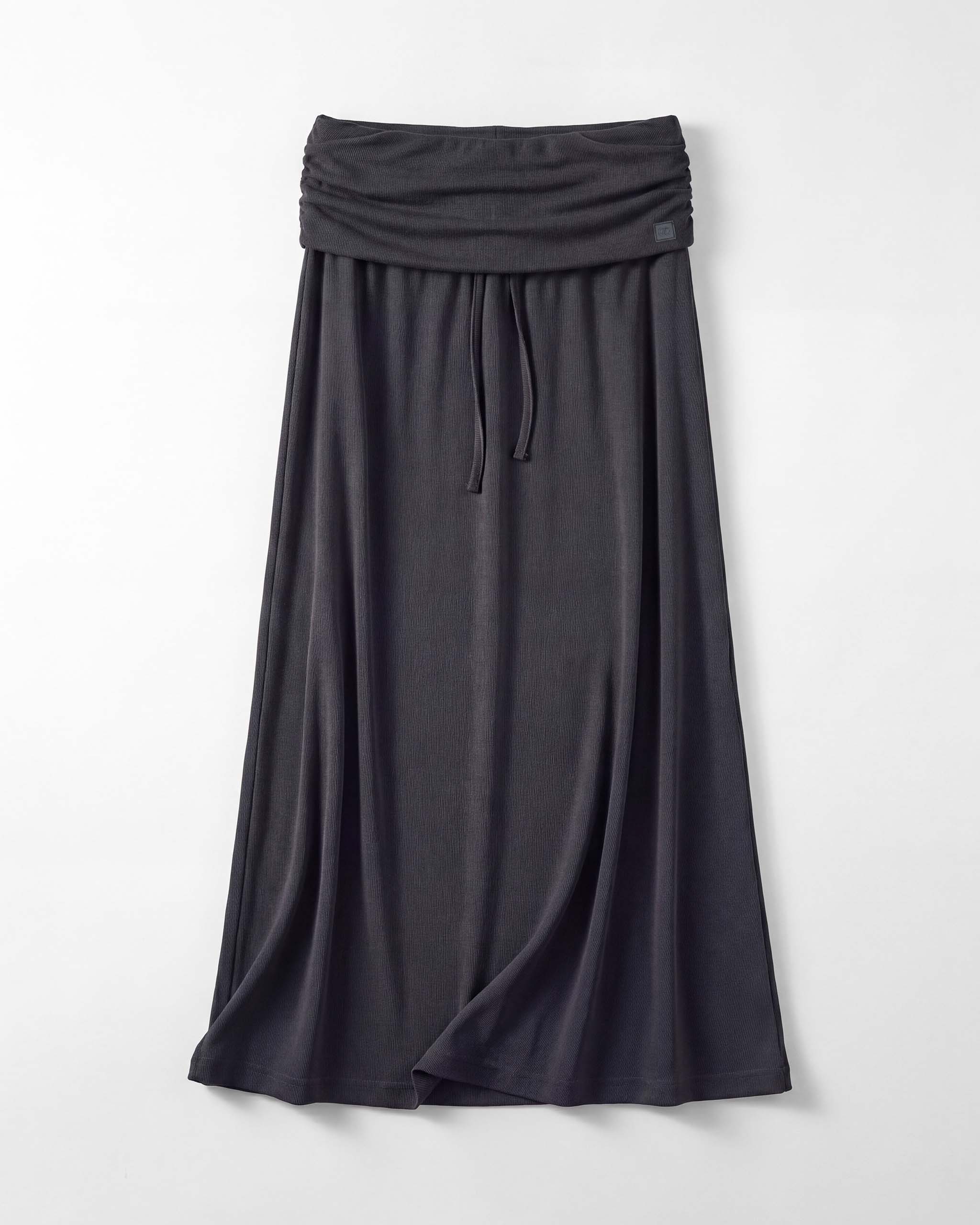 Gathered Waist Midi Skirts