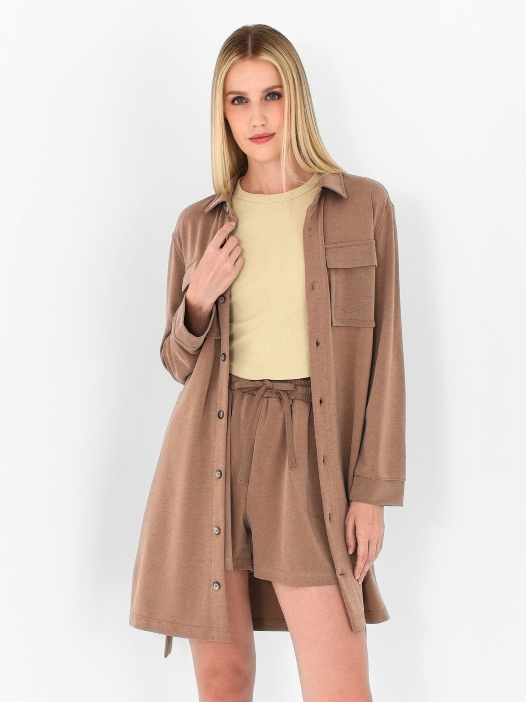 Tencel Elevate Utility Tunic Shirt